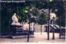 Carte postale ancienne - BESANÇON - Victor HUGO et la Promenade Granvelle