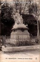 Carte postale ancienne - 85 - BESANÇON - Statue de Victor Hugo