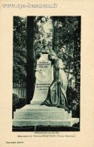 Carte postale ancienne - BESANÇON-les-BAINS - Monument du Peintre CHARTRAN (VICT...