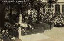 Carte postale ancienne - Granvelle. Inauguration en 1910 du buste de Chartran