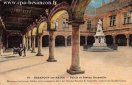 Carte postale ancienne - 19. - BESANÇON-les-BAINS. - Palais et Statue Granvelle....