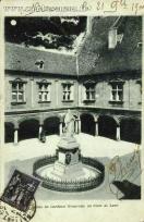 Carte postale ancienne - Statue du Cardinal Granvelle au Clair de Lune