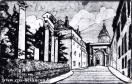 Carte postale ancienne Besançon - Dufay - BESANÇON - Le square Castan et l'église Saint-Jean