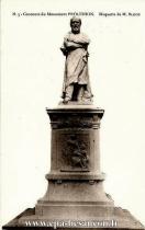 Carte postale ancienne - N.3 - Concours du Monument PROUDHON. Maquette de M. BLO...