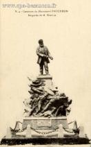 Carte postale ancienne - N. 4 - Concours du Monument PROUDHON - Maquette de M. H...