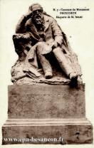 Carte postale ancienne - N. 7 - Concours du Monument PROUDHON - Maquette de M. I...