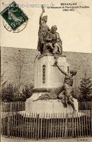 Carte postale ancienne Besançon - A. et H. C. - BESANÇON - Le Monument de Pierre-Joseph Proudhon (1809-1865)