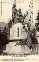 Carte postale ancienne - Besançon Historique (M. D.) - 101. - Statue de P.-J. Pr...