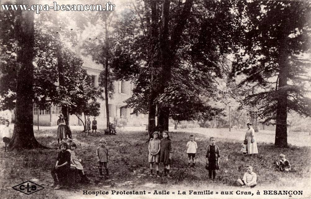 Hospice protestant asile "la famille" aux cras, à besançon