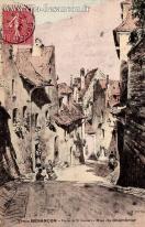 Carte postale ancienne - Vieux BESANÇON - Etudes de M. Isenbart - Rue du Chambri...