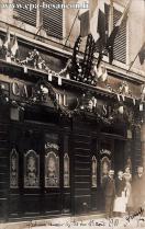 Carte postale ancienne - BESANÇON -  Café du XIXe Siècle - A. Sandoz. 8 rue Past...