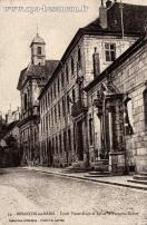 Carte postale ancienne - 33. - BESANÇON-les-BAINS. - Lycée Victor-Hugo et Eglise...