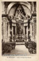 Carte postale ancienne - 140. BESANÇON - Intérieur de l'Eglise Saint-François