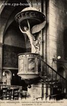 Carte postale ancienne - 133. - BESANÇON. - Intérieur de l'Eglise St-François-Xa...