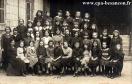 Carte postale ancienne - Besançon - Petit Lycée - 1ère année B secondaire - Mai ...