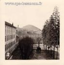 Carte postale ancienne - BESANÇON - Cour du lycée Victor Hugo - années 1940