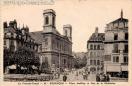 Carte postale ancienne Besançon - Brandibas-Goudey - La Franche-Comté - 95 - BESANÇON - Place Jouffroy et Rue de la Madeleine