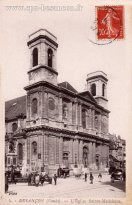Carte postale ancienne - 4. - BESANÇON (Doubs). - L’église Sainte-Madeleine.