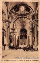 Carte postale ancienne - 104. BESANÇON-LES-BAINS. - Intérieur de l'église de la ...