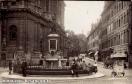 Carte postale ancienne - BESANÇON - Statue Jouffroy et église de la Madeleine