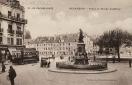 Carte postale ancienne - 78 - EN FRANCHE-COMTÉ - BESANÇON - Place et Statue Jouf...