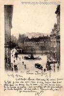Carte postale ancienne - BESANÇON - Place Jouffroy
