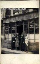 Carte postale ancienne - BESANÇON - 16 rue d'Arènes - Café Restaurant. Propriéta...