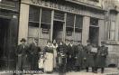 Carte postale ancienne - Café Restaurant 10 rue d'Arènes