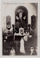 Carte postale ancienne - Chapelle des Clarisses - Besançon le 12 août 1938. M. B...