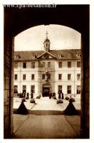 Carte postale ancienne - GRAND SÉMINAIRE de BESANÇON - Perspective sur la Cour d...
