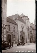 Carte postale ancienne - BESANÇON - Rue Mégevand - Église Notre-Dame