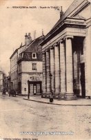 Carte postale ancienne - 17. - BESANÇON-les-BAINS. - Façade du Théâtre