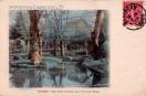 Carte postale ancienne - BESANÇON - Pièce d'Eau et Rochers de la Promenade Micau...