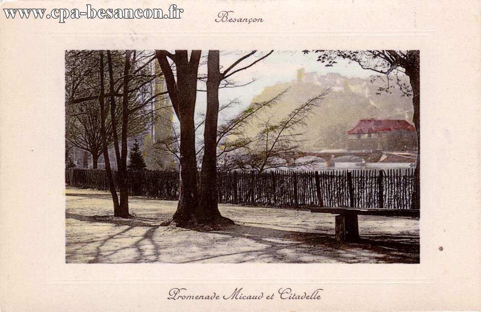 Besançon promenade micaud et citadelle
