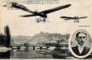 Carte postale ancienne - BESANÇON-AVIATION - MEETING des 14, 15 et 16 Juillet 19...