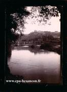 Carte postale ancienne - BESANÇON - Pont Bregille et Citadelle vus de Micaud