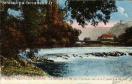 Carte postale ancienne - 20002. - BESANÇON les-BAINS. Le Barrage et l'Ile des Mo...