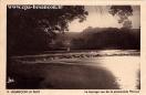 Carte postale ancienne Besançon - Luc - 8. BESANÇON LA NUIT - Le barrage vue de la promenade Micaud
