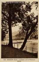 Carte postale ancienne - 1003. BESANÇON (Doubs) - Le Doubs vu de la Promenade Mi...