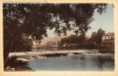 Carte postale ancienne - BESANÇON-les-BAINS (Doubs) - Le Doubs et le Barrage de ...