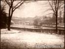 Carte postale ancienne - BESANÇON - Promenade Micaud sous la neige - v. 1920