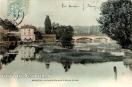 Carte postale ancienne - BESANÇON - Le Pont St-Pierre et le Moulin St-Paul