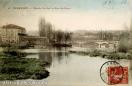Carte postale ancienne - 25 BESANÇON - Moulin St-Paul et Pont St-Pierre