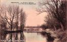 Carte postale ancienne Besançon - C.L.B - 40 - BESANÇON - Le Doubs à Micaud et le Pont de la République