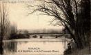 Carte postale ancienne - BESANÇON - Le Pont de la République, vu de la Promenade...