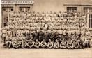Carte postale ancienne - Les bleus de la 5e Cie 171 R. I. Vive la classe 29/I. B...