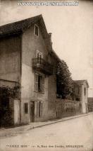 Carte postale ancienne - "CHEZ MOI" - 6, Rue des Docks, BESANÇON