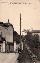 Carte postale ancienne Besançon - Comptoir Général - 11. BESANÇON - Le Funiculaire