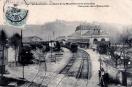 Carte postale ancienne - 612 - BESANÇON - La Gare de la Mouillère et la Citadell...