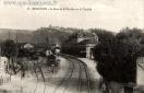 Carte postale ancienne - 27 - BESANÇON - La Gare de la Mouillère et la Citadelle